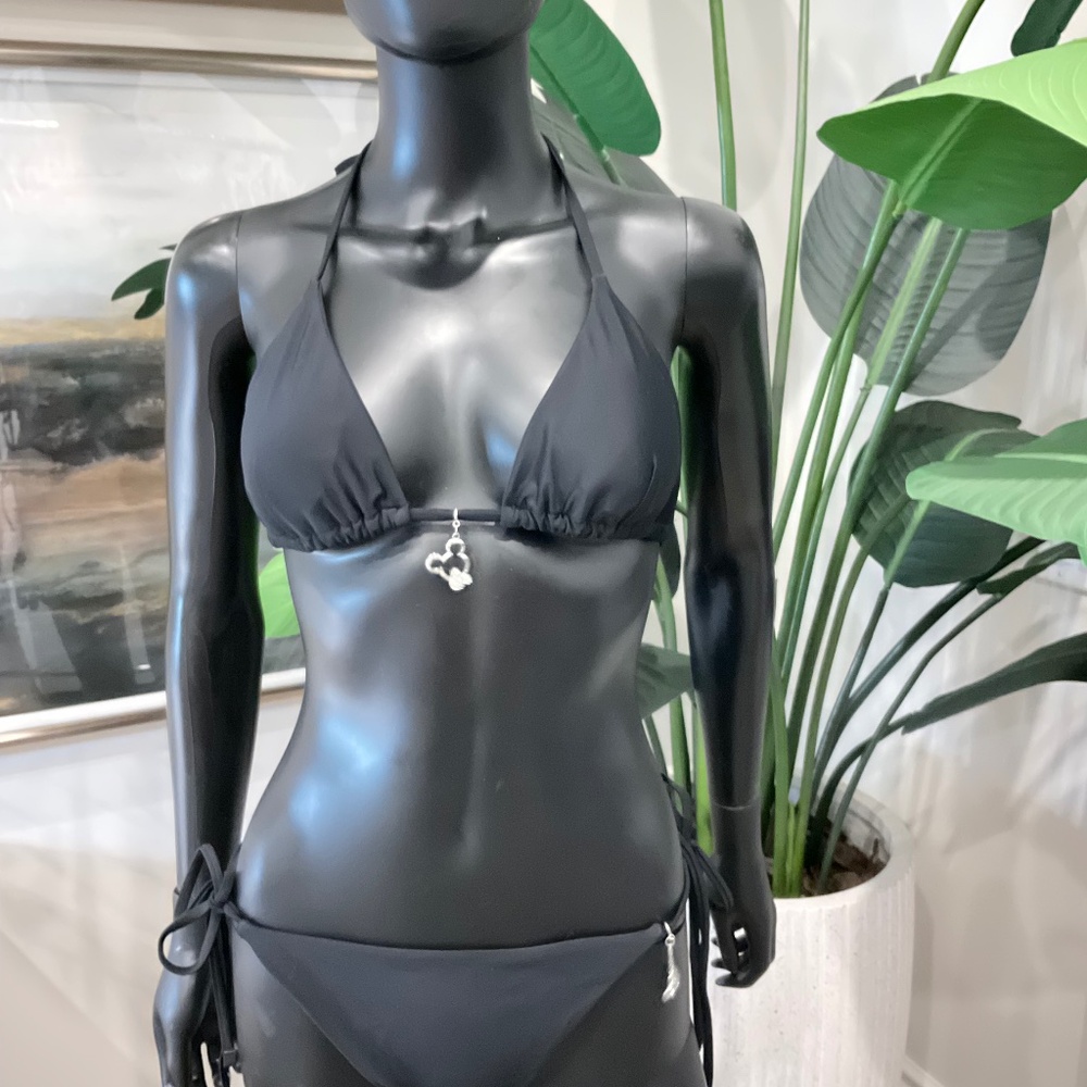 Black Bikini with Charming Bikinis Mouse Charm!